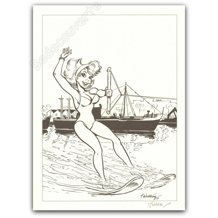 Walthéry - Pin-up Ski Nautique NB