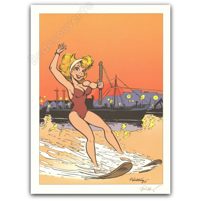 Walthéry - Pin-up Ski Nautique