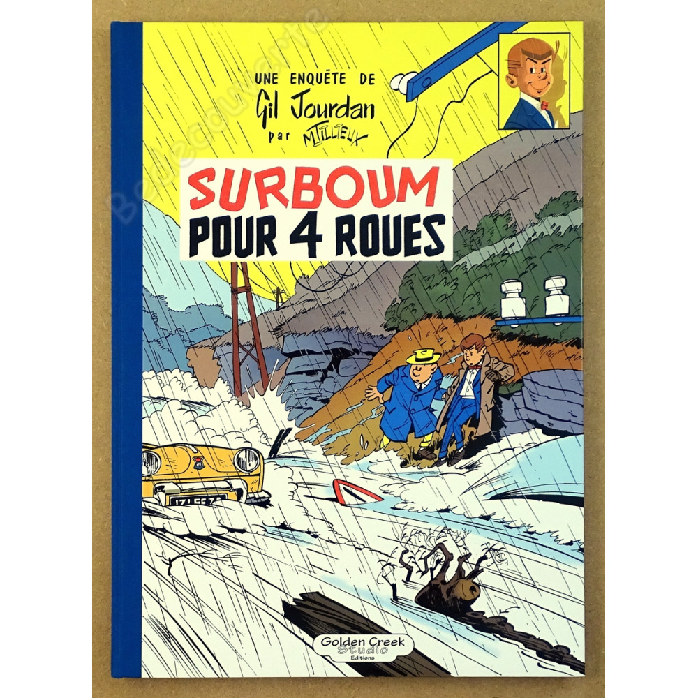 Tillieux - Gil Jourdan Surboum pour 4 roures Tirage de Luxe