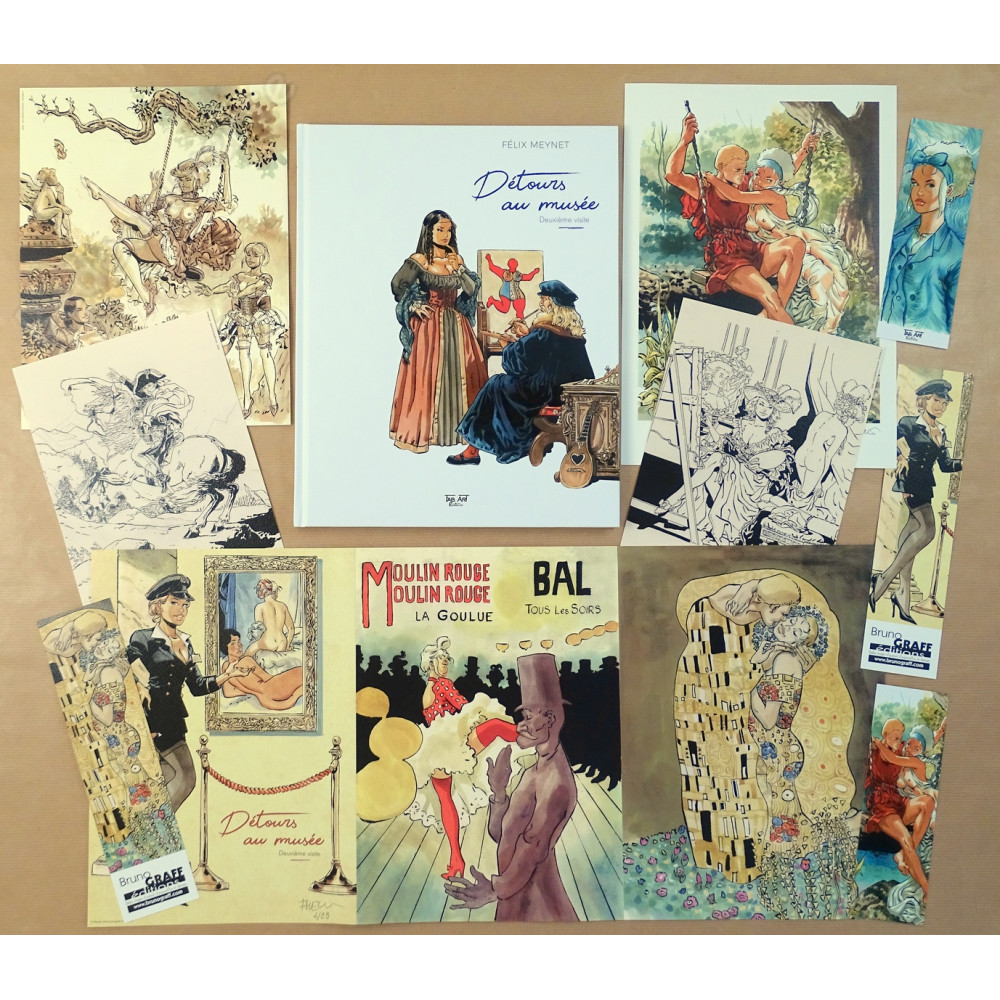 Meynet - Pack Détours au musée Deuxième visite avec Dédicace et bonus Meynet - Pack Détours au musée Deuxième visite avec Dédicace et bonus
