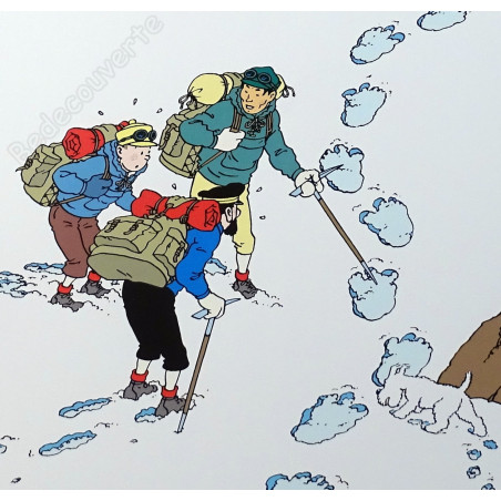 Hergé - Tintin au Tibet Escale à Paris