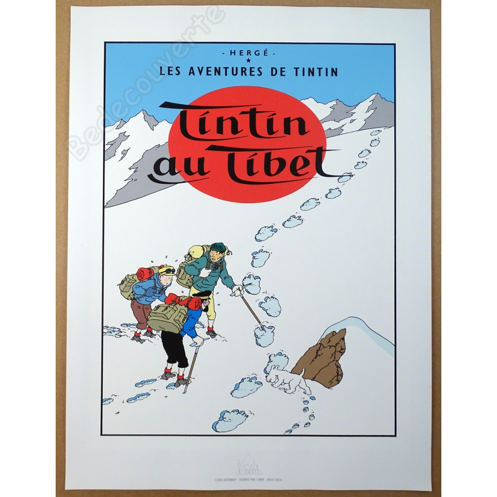 Hergé - Tintin au Tibet Escale à Paris