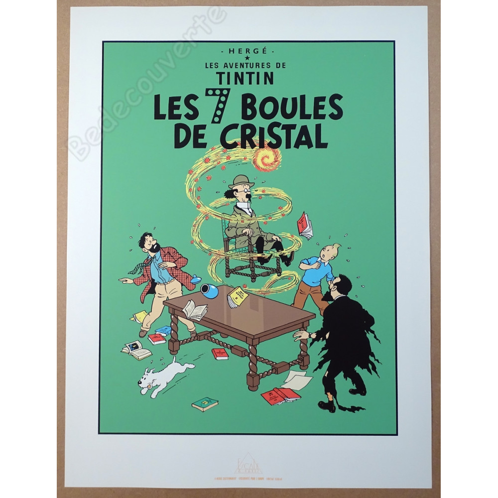 Hergé - Tintin Les 7 boules de cristal Escale à Paris