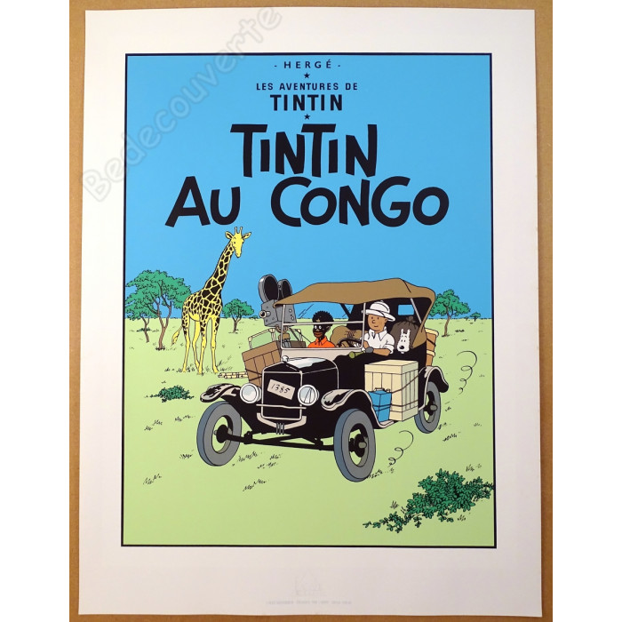 Hergé - Tintin au Congo Escale à Paris
