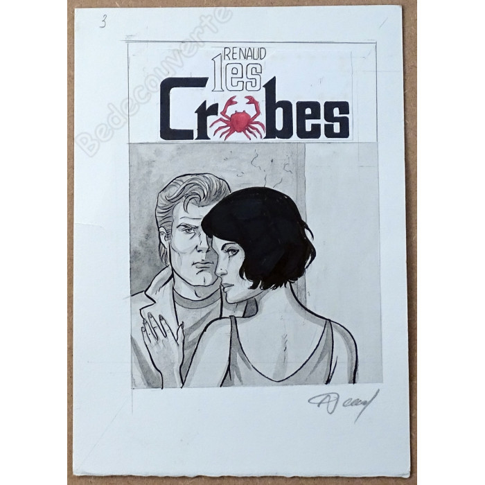 Renaud - Dessin Original Les Crabes