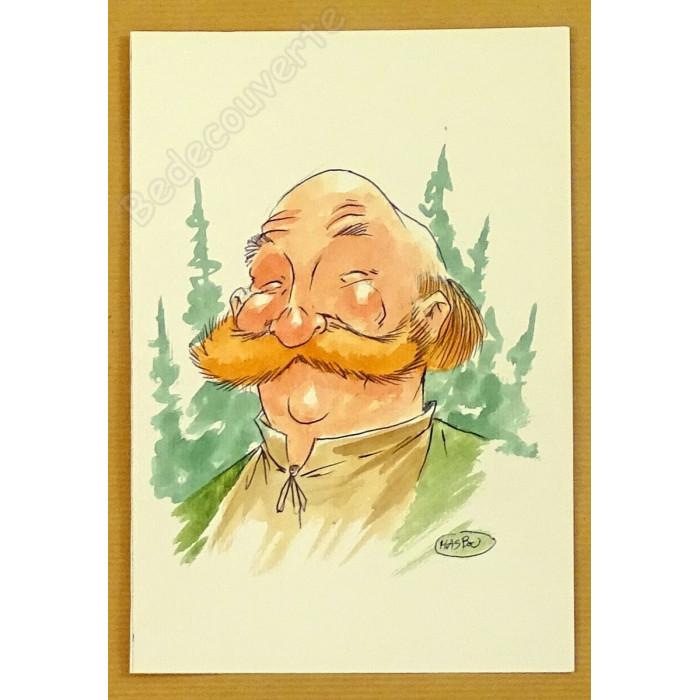 Masbou - Le Baron Tirage de luxe + Dessin orginal n°263/300