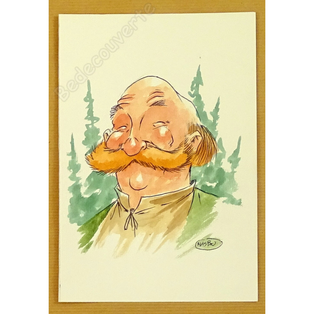 Masbou - Le Baron Tirage de luxe + Dessin orginal n°263/300 Masbou - Le Baron Tirage de luxe + Dessin orginal n°263/300
