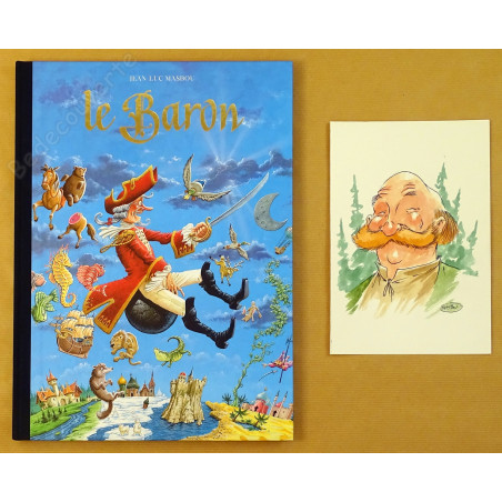 Masbou - Le Baron Tirage de luxe + Dessin orginal n°263/300