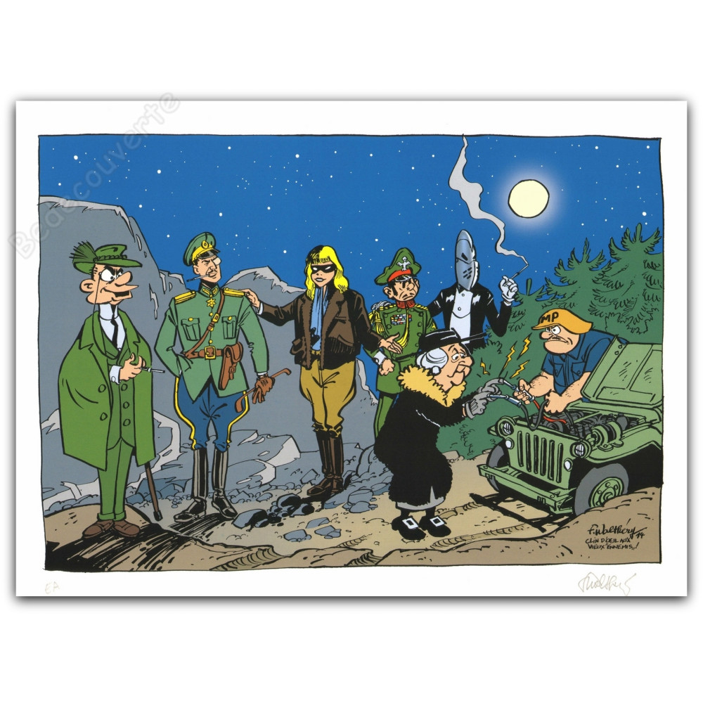 Walthéry - Hommage à Spirou Blake Mortimer Walthéry - Hommage à Spirou Blake Mortimer