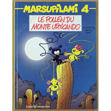 Batem - Marsupilami 4 Edition Originale Avec dessin couleur