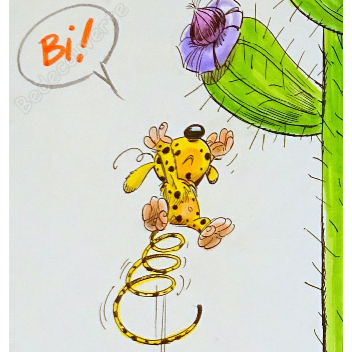 Batem - Marsupilami 4 Edition Originale Avec dessin couleur