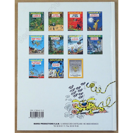 Batem - Marsupilami 10 Edition Originale Avec dessin couleur