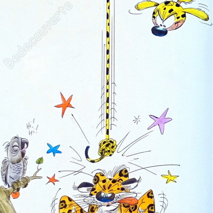 Batem - Marsupilami 10 Edition Originale Avec dessin couleur