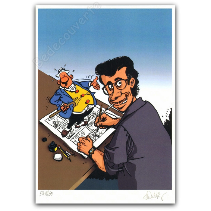 Walthéry - Hommage à Greg et à Achille Talon