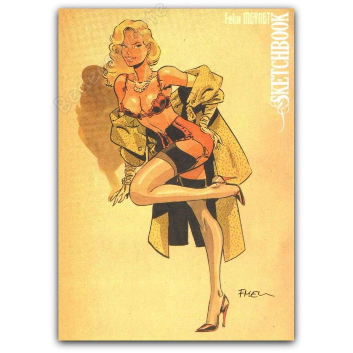 Meynet - Pin-up Sketchbook Orange