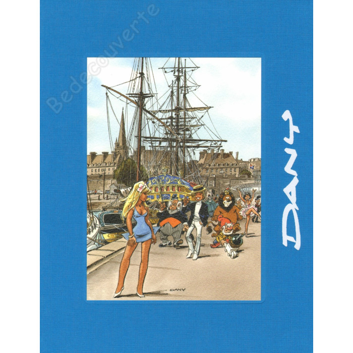 Dany - Artbook Dany dessine en toute liberté Version bleue 80 exemplaires