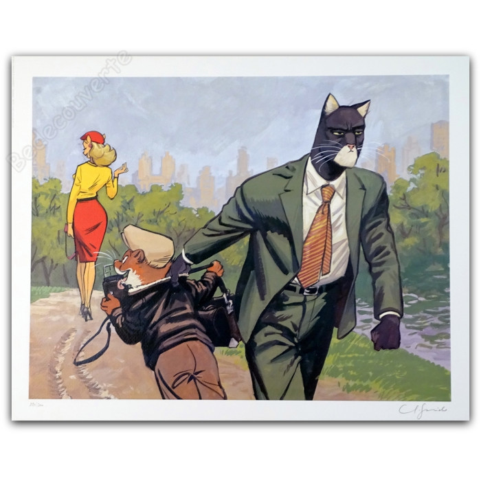 Guarnido - Blacksad Central Park Signé