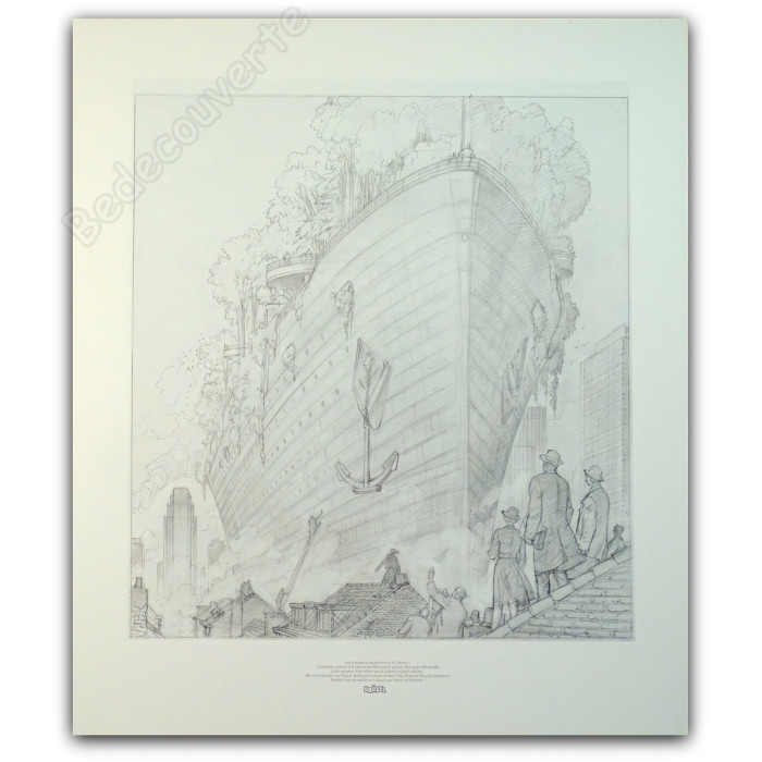 François Schuiten - L'Arche Estampe de luxe