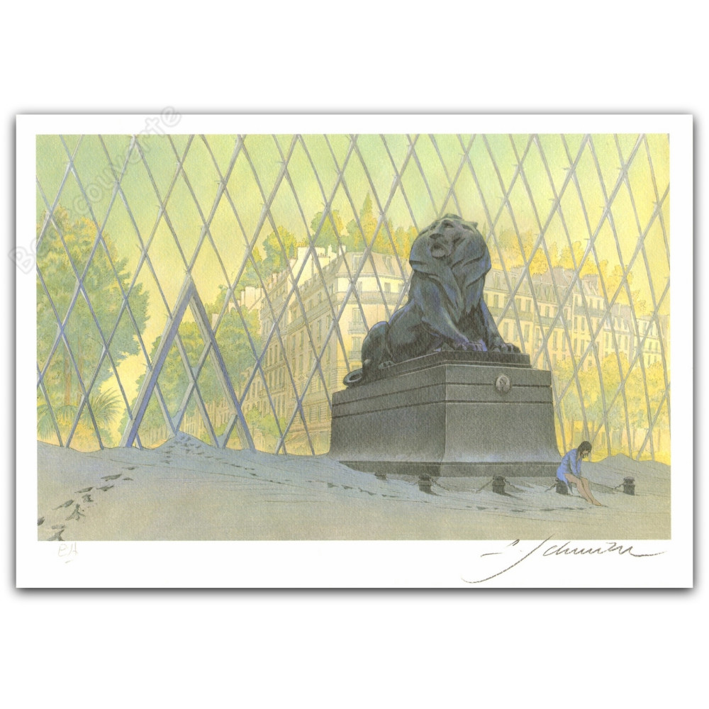 François Schuiten - Revoir Paris Lion