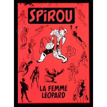 Schwartz - Spirou La Femme Léopard Coffret de deux albums de luxe + Dédicace n°82