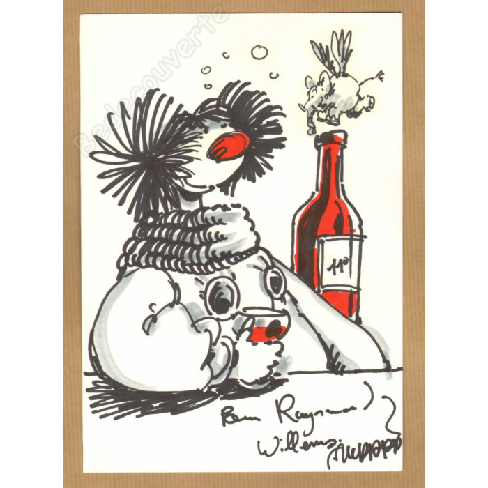 F'Murr - Dessin Original L'apéro