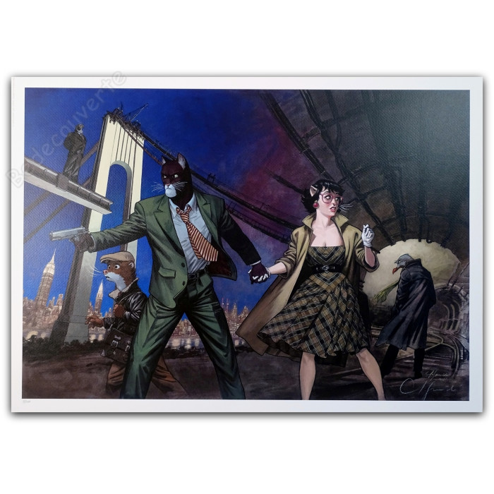 Guarnido - Blacksad Le pont 2024 Numérotée et signée