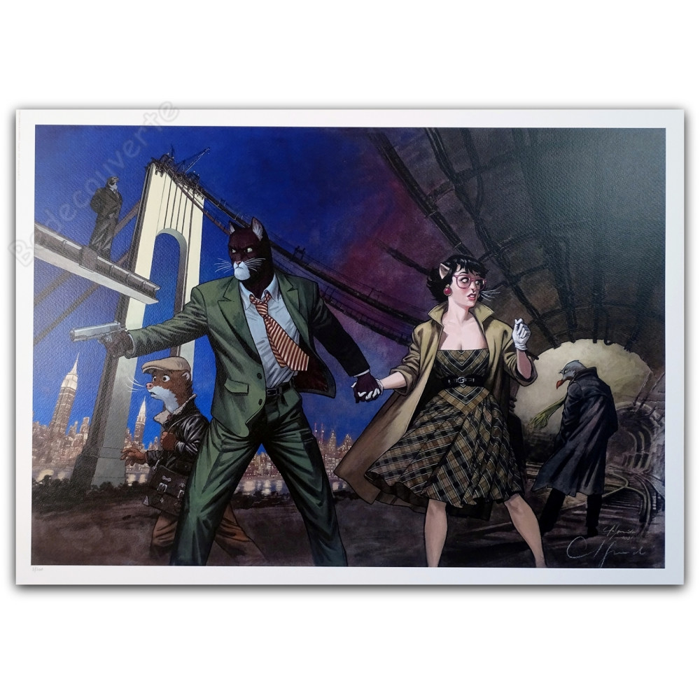 Guarnido - Blacksad Le pont 2024 Numérotée et signée