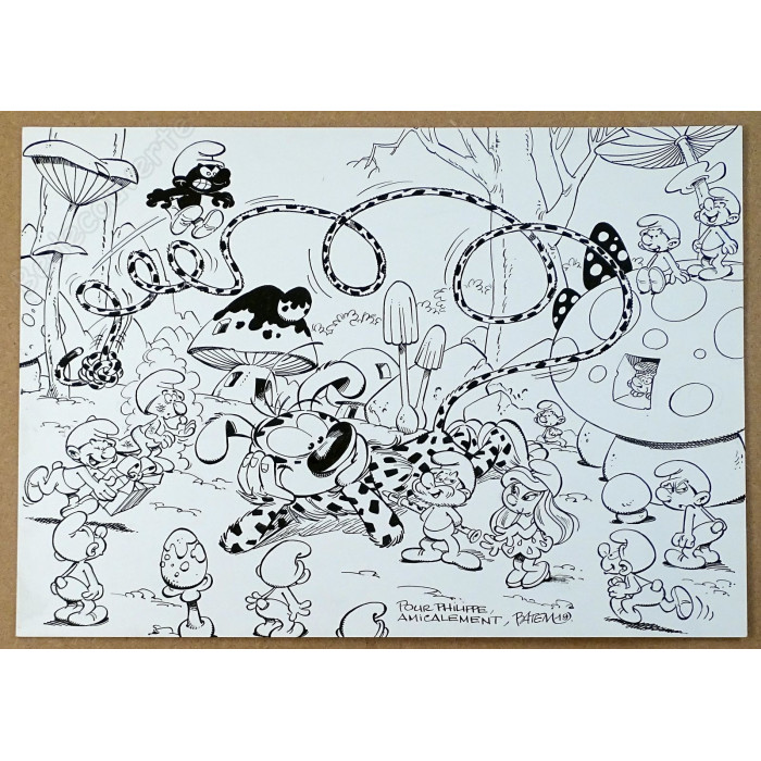 Batem - Marsupilami chez les Schtroumpfs