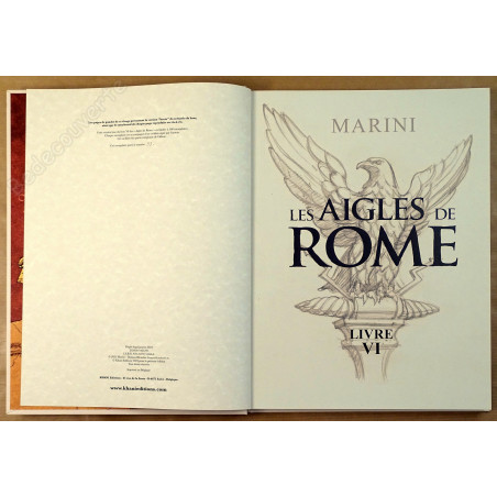Marini - Les Aigles de Rome Livre 6 Tirage de Luxe