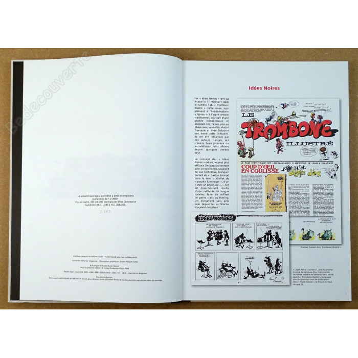 Franquin - Idées noires L'intégrale 2009 Tirage de luxe