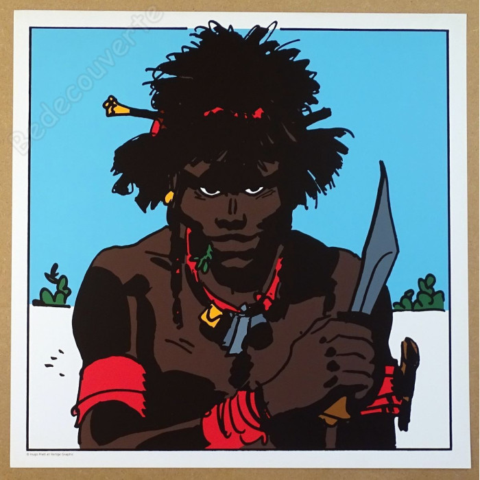 Pratt - Corto Maltese Cush Sérigraphie