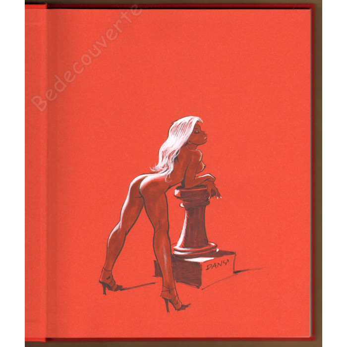 Dany - Artbook Dany dessine en toute liberté Version rouge de Noël + Dédicace n°52/60