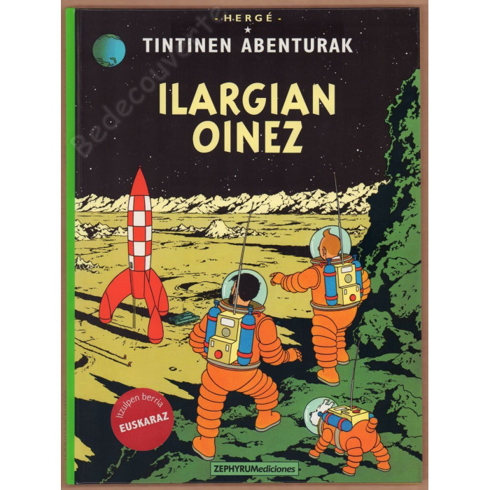 Hergé - Tintín Llargian Oinez - Euskaraz