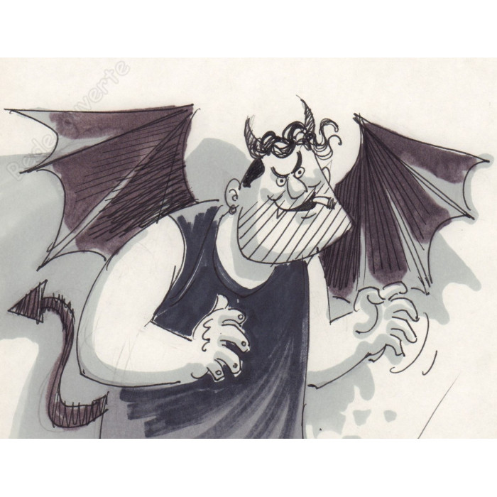 Yslaire - Dessin Original L'Homme Chauve-souris