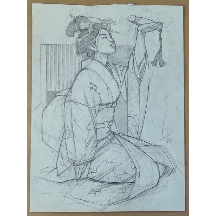 Michetz - Crayonné Original Geisha au Godmichè
