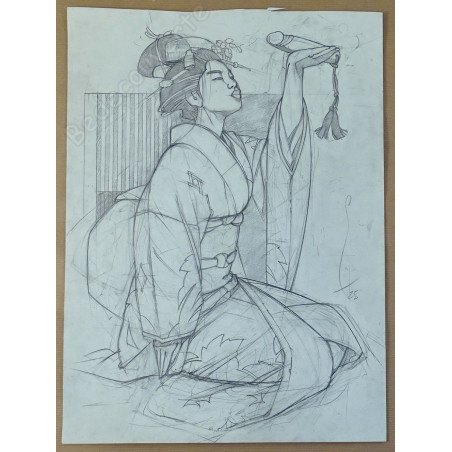 Michetz - Crayonné Original Geisha au Godmichè