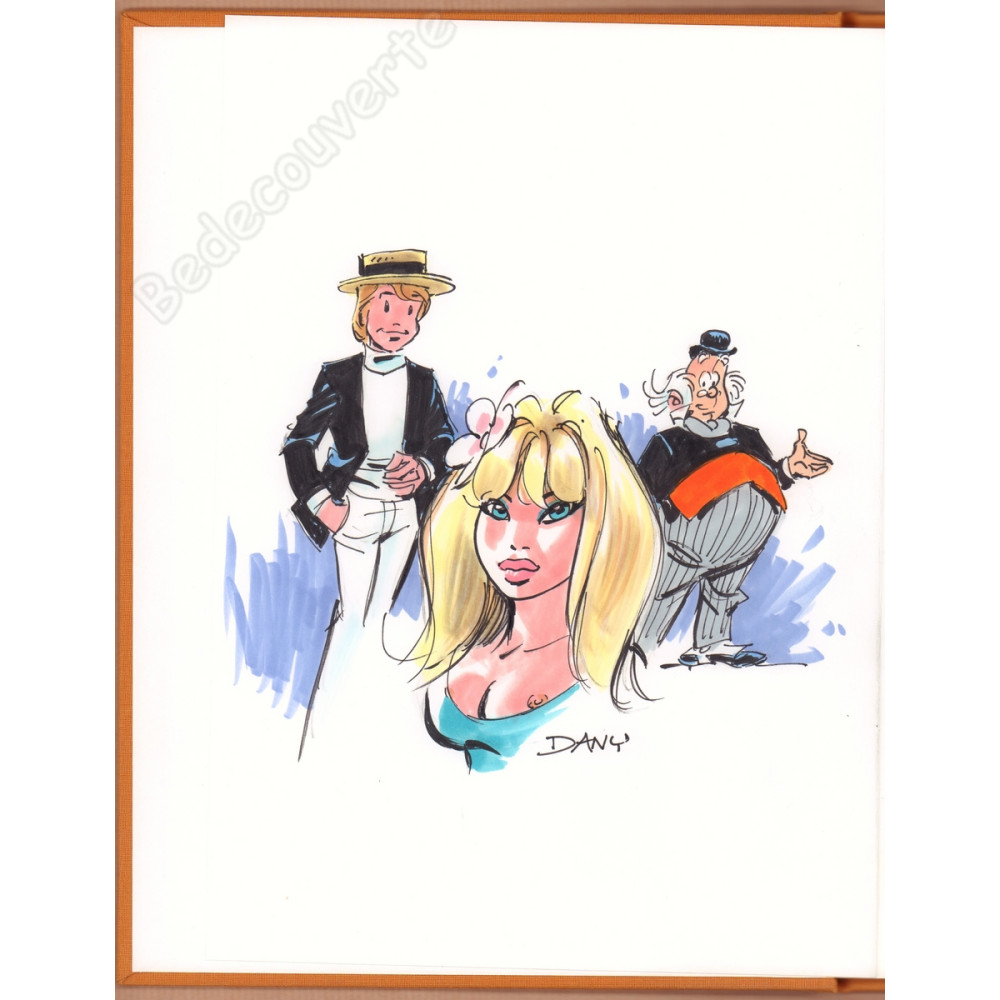 Dany - Olivier Rameau 7 Le Miroir à Trois Faces Tirage de tête + Dessin couleur n°74 Dany - Olivier Rameau 7 Le Miroir à Trois Faces Tirage de tête + Dessin couleur n°74
