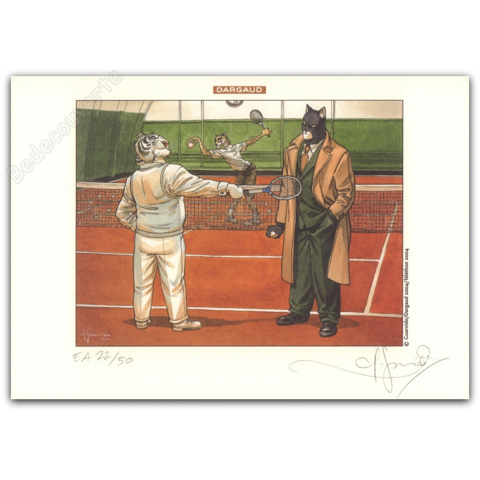 Guarnido - Blacksad Tennis 2004
