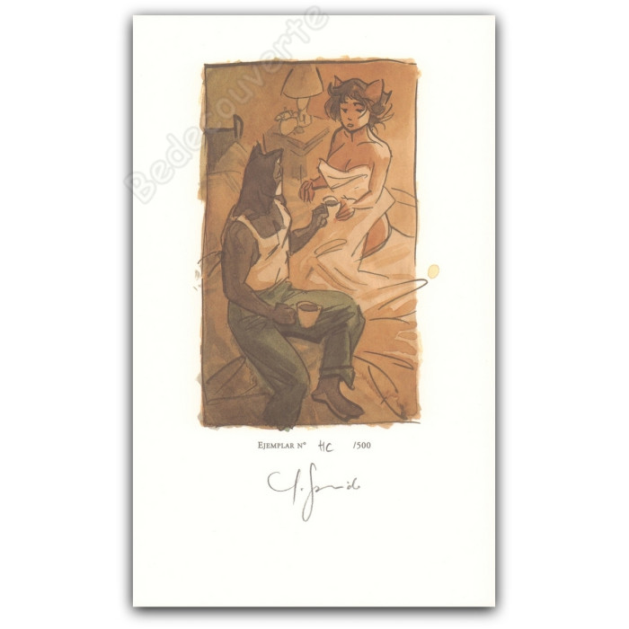 Guarnido - Blacksad Café au lit