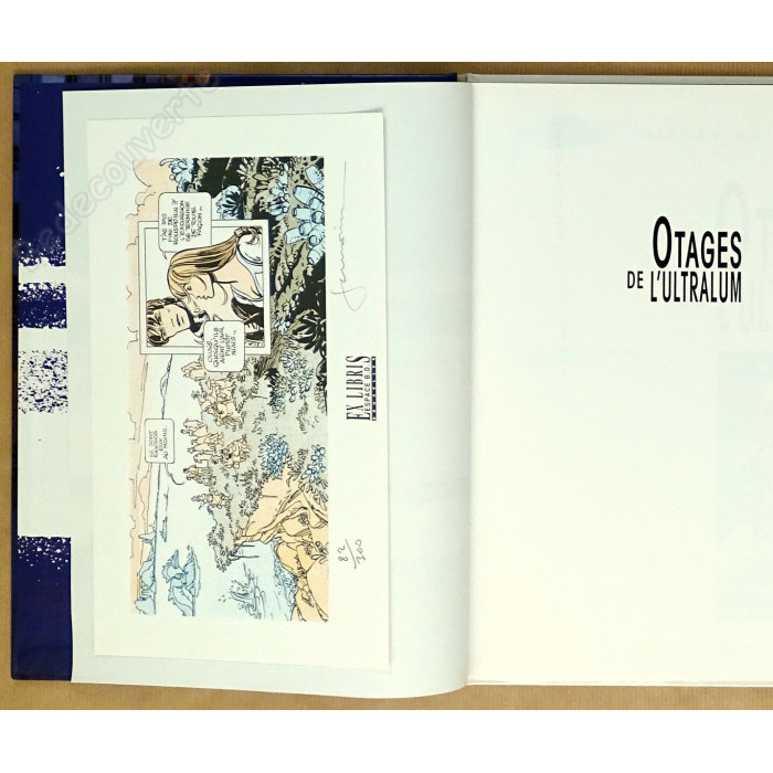 Mézières - Valérian T16 Otages de l'Ultralum EO + Ex-Libris