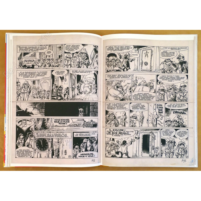 Janry - Spirou et Fantasio 42 Spirou à Moscou Tirage de luxe