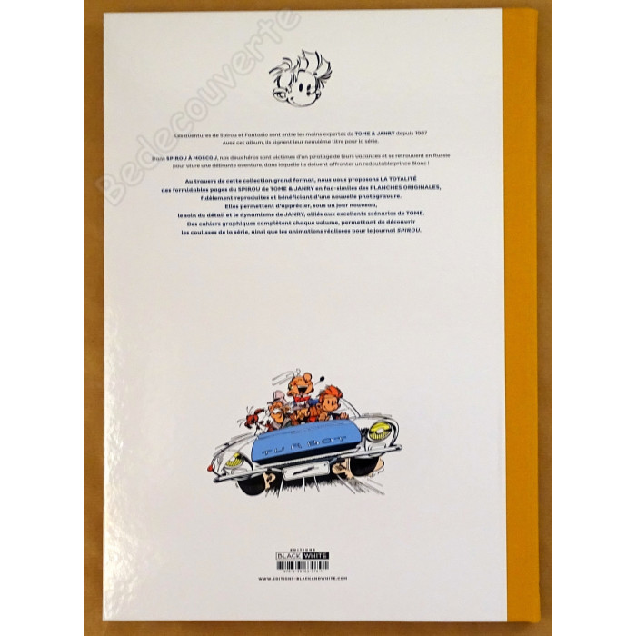 Janry - Spirou et Fantasio 42 Spirou à Moscou Tirage de luxe