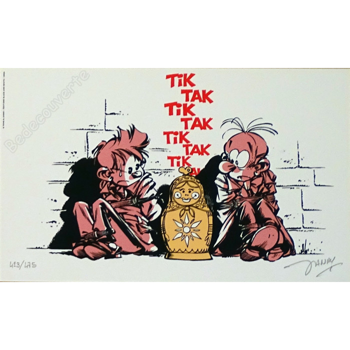 Janry - Spirou et Fantasio 42 Spirou à Moscou Tirage de luxe