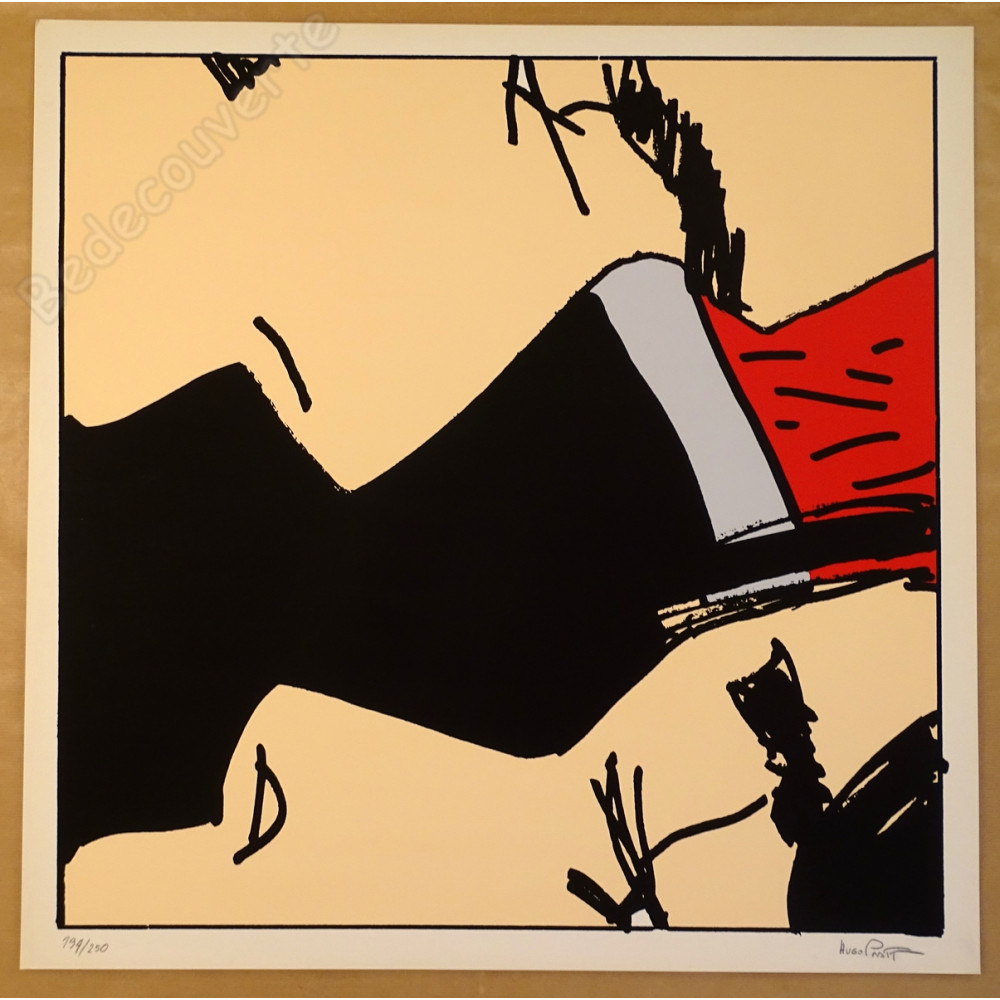 Hugo Pratt - Tango Sérigraphie 12 signée Hugo Pratt - Tango Sérigraphie 12 signée