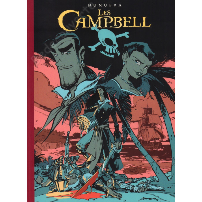 Munuera - Les Campbell 1 et 2 Tirage de luxe + Dédicace n°91/180