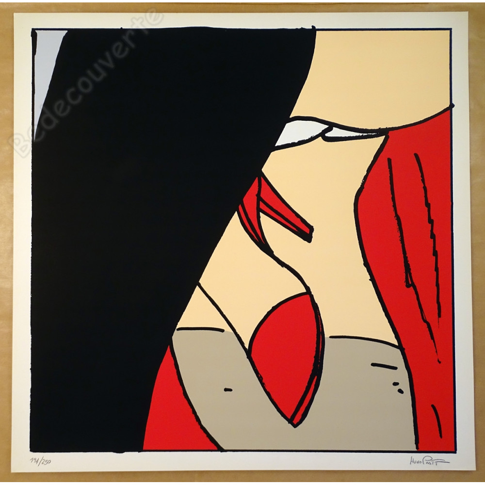 Hugo Pratt - Tango Sérigraphie 06 signée