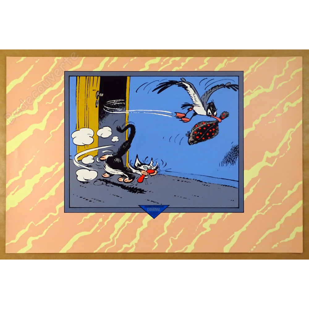 Franquin - Gaston Le chat et la mouette Champaka 1990 Franquin - Gaston Le chat et la mouette Champaka 1990
