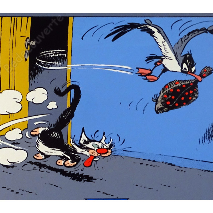 Franquin - Gaston Le chat et la mouette Champaka 1990