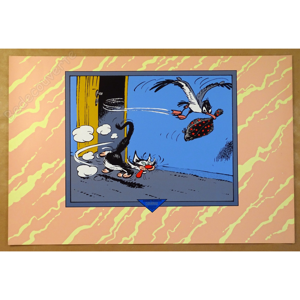 Franquin - Gaston Le chat et la mouette Champaka 1990 Franquin - Gaston Le chat et la mouette Champaka 1990
