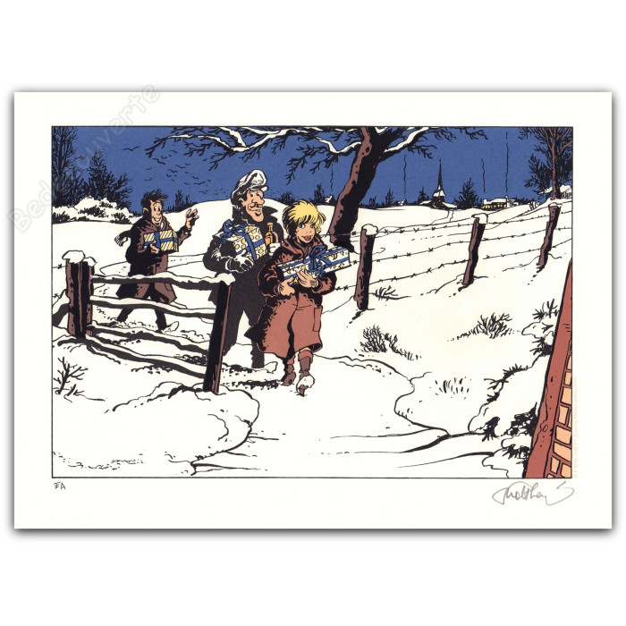 Walthéry - Natacha Hommage à Hergé